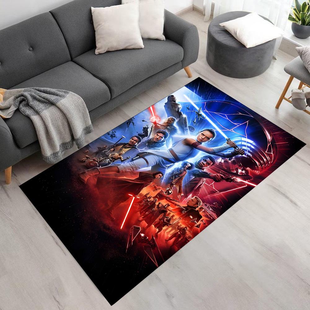 Star Wars Area Rug Suitable for Entryway Living Rooms Game Room Balcony Anti-slip Rug Office Home Decor Perfect Birthday Christmas Gift Idea