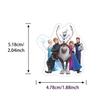 55PCS Cartoon Disney Frozen Graffiti Sticker DIY Decoration PVC Waterproof Skateboard Notebook Graffiti Toy