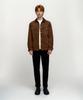 Solew Suede Outer Shirt_Brown