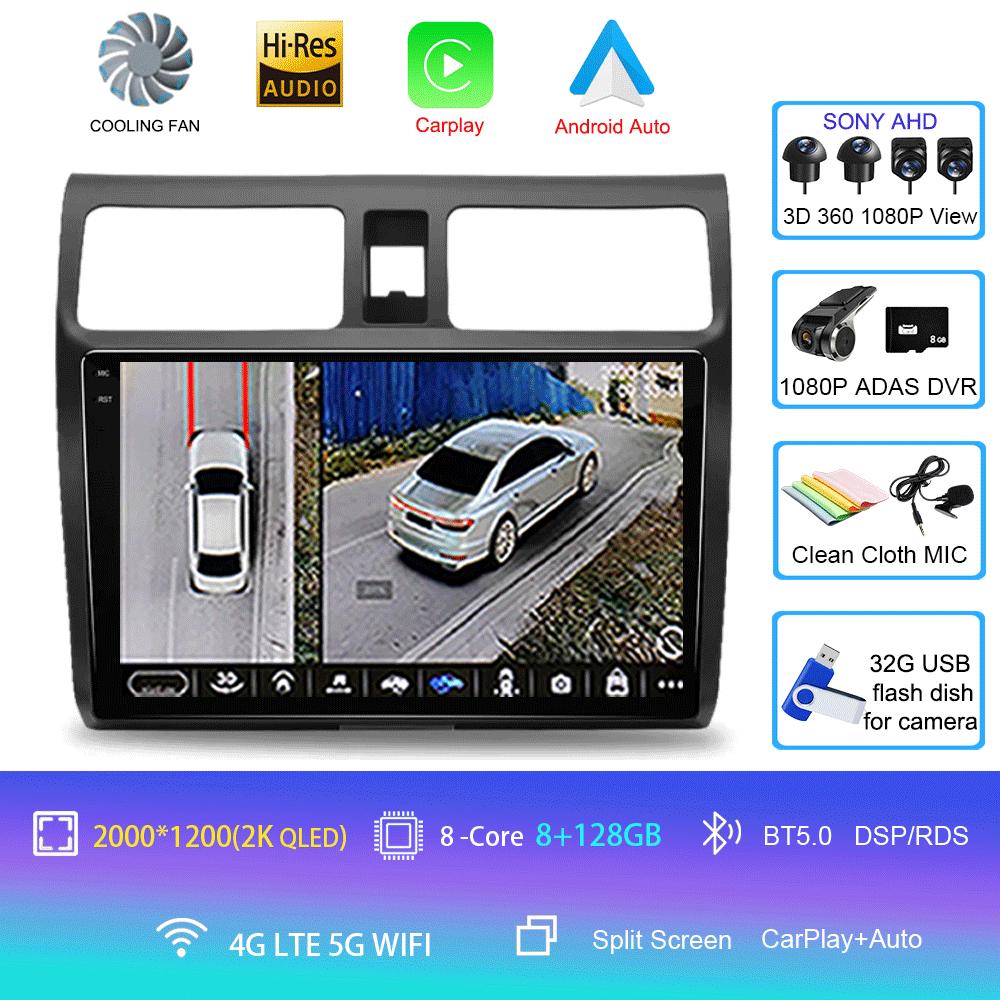 9 Inch Android 14 For Suzuki Jimny JB64 JB74 2018 - 2020 Multimedia Video Player Car Radio Stereo GPS 2din Navigation Carplay