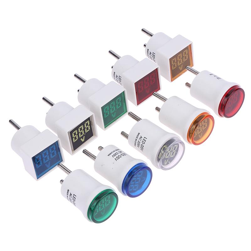 Quadratischer Digital-Spannungsanzeiger AC220V/230V Heimstromkreis-Tester Einfache Installation Universeller Heim-AC-Spannungsmesser