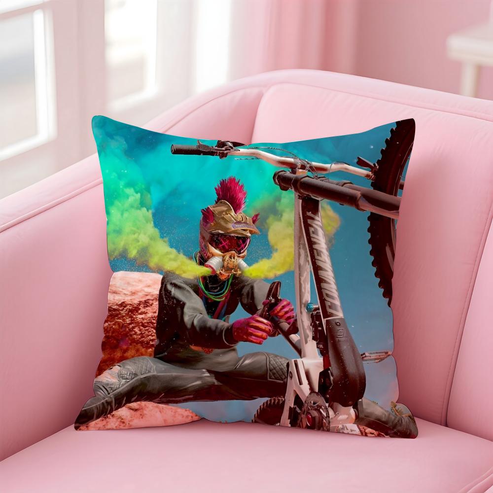 

Cool Game RRiders RepublicS Cushion Cover Pillowcase Short Plush Invisible zipper Room Sofa Cushion Cover 30X30cm