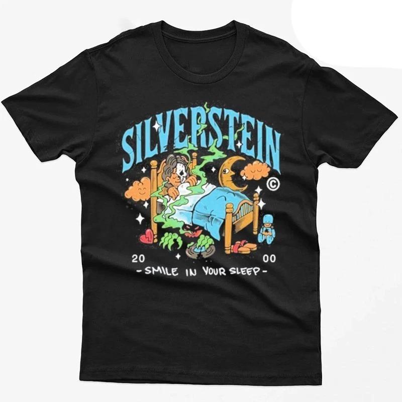 Vintage Silverstein Smile Tye Dye 100% Cotton T-shirt Mens Tees Top All T-Shirt Tee Top Unisex 2F921 S