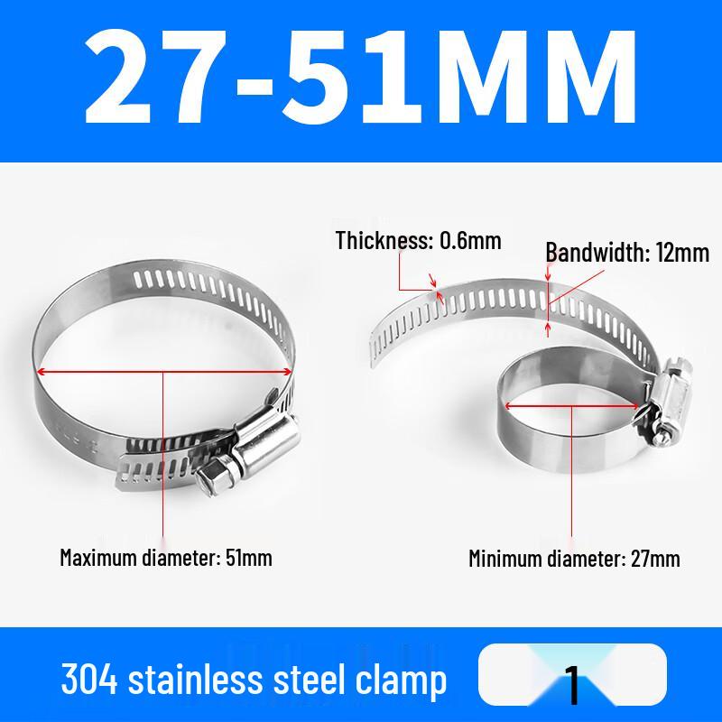 Ally 304 Stainless Steel Hose Clamp