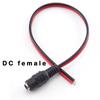 5,5 x 2,1 mm Jack konektory DC napájecí prodlužovací kabel Zásuvkový adaptér pro CCTV kameru LED pásek DC drátový kabel