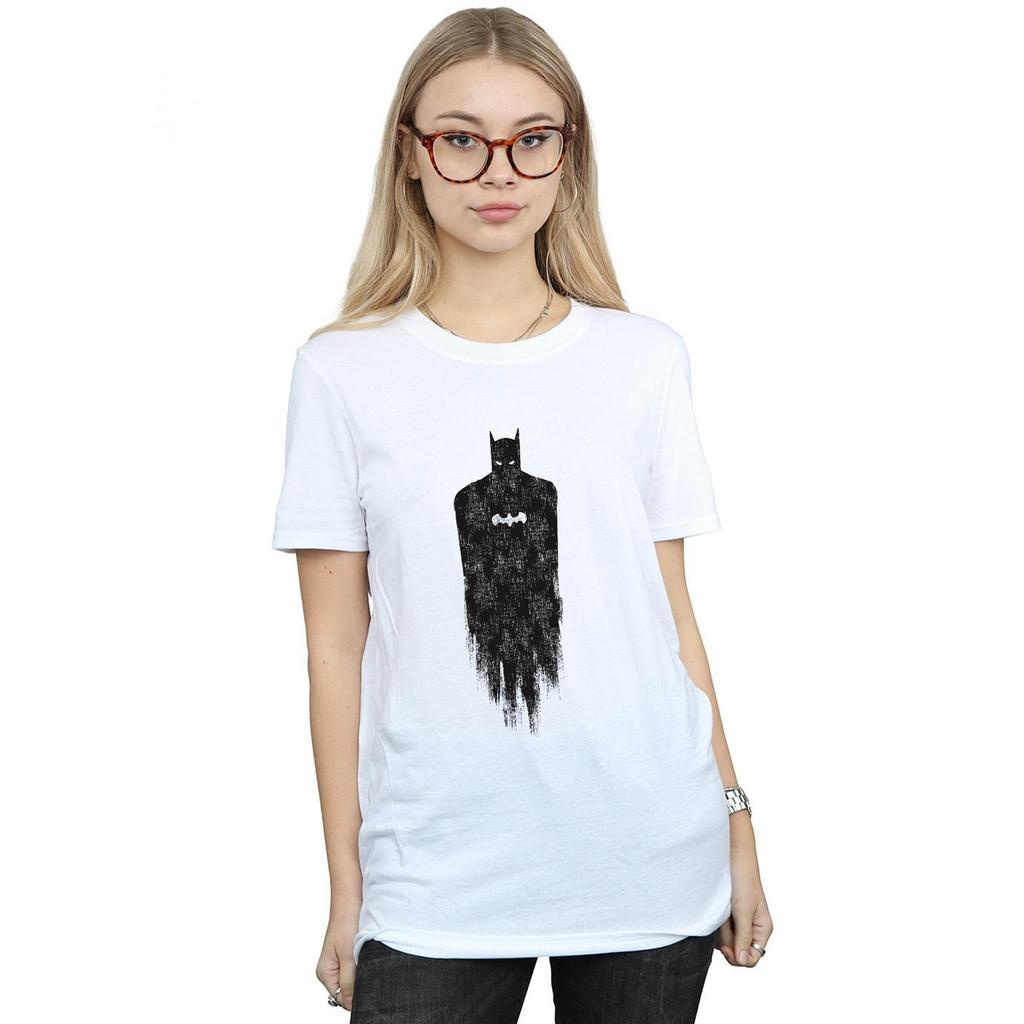 DC Comics Womens/Ladies Batman Brushed Cotton Boyfriend T-Shirt