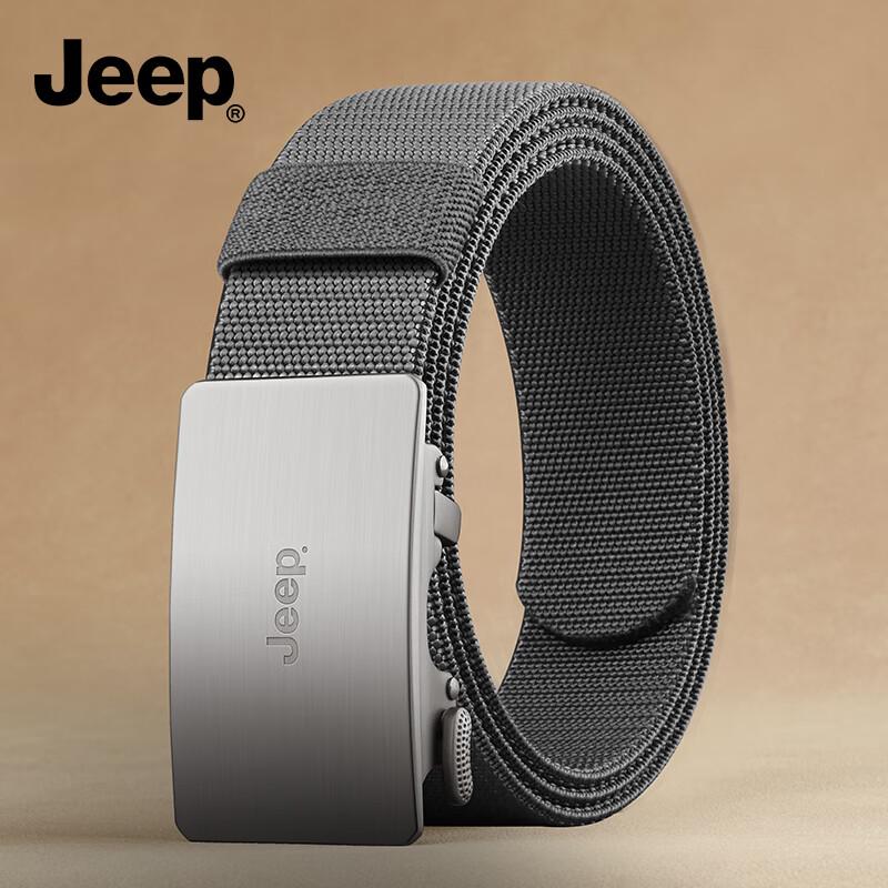JEEP Men's Elastic Tactical Belt with Automatic Buckle