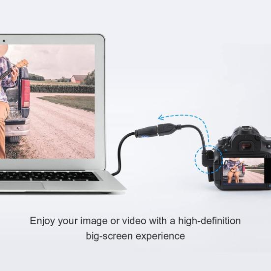 HDMI-compatible Extension Cable 20cm 90-Degree Right Angle Type PVC Male To Female Adapter Cord for TV