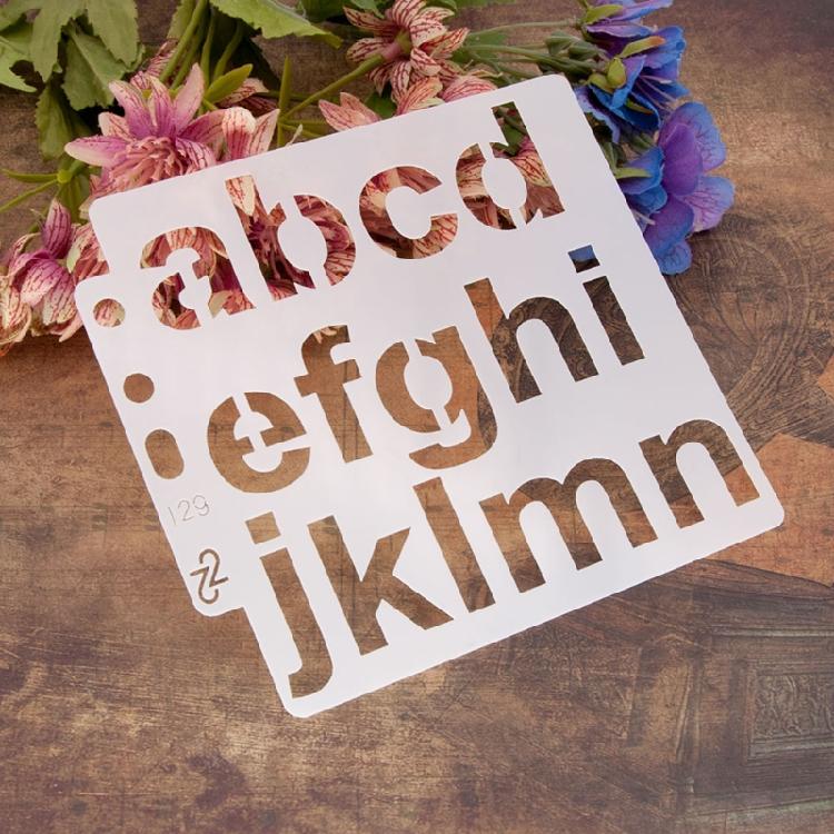 Exquisite Letter Number Stencil Template DIY Album Card Making Painting Template