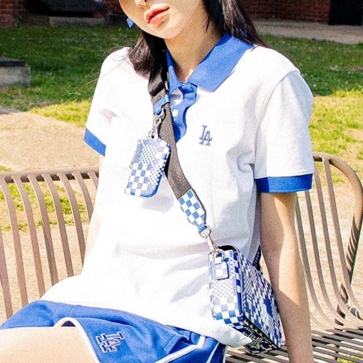 New MLB Los Angeles Dodgers Polo Shirts Women's White 3FPQ03023-07BLD