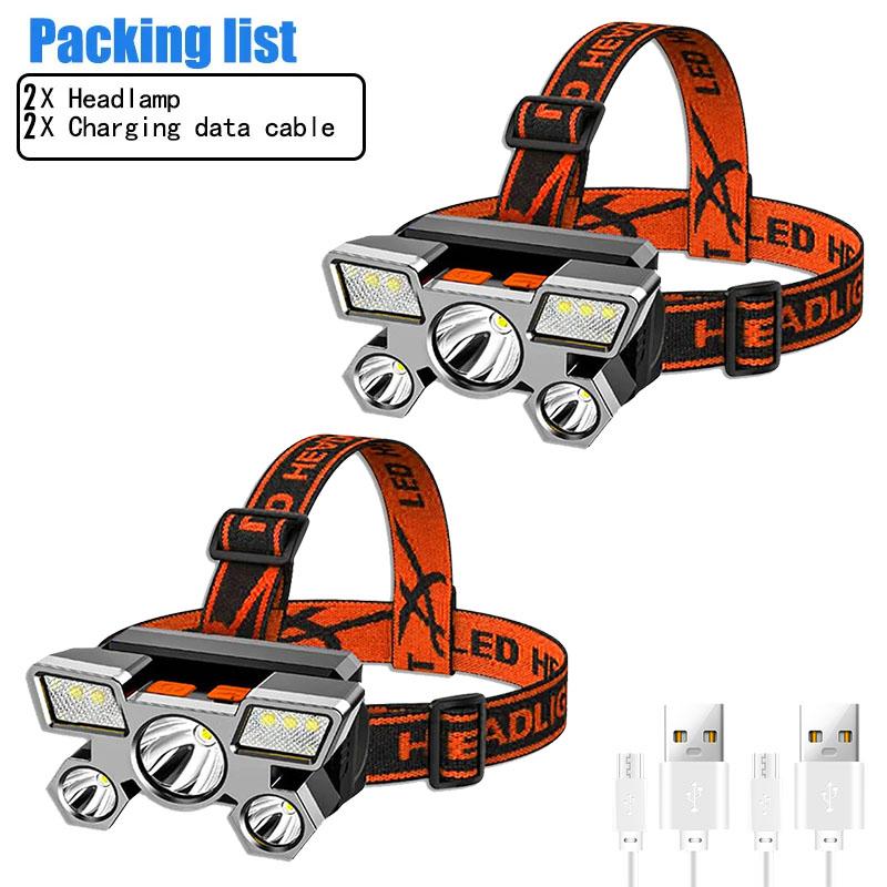 Výkonná dobíjecí svítilna pro rybaření Led čelovka Nitecore Campingové světlomety Lovecká baterka Turistika Přední lucerny