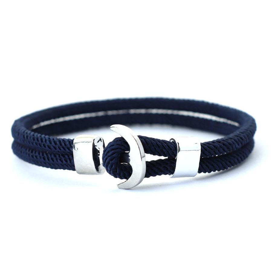 Brățară String Marină pentru Bărbați Strat Dublu Coardă Milano Brățară Nautică Pentru Hombre Ancora Piraților Brazalete Accesorii