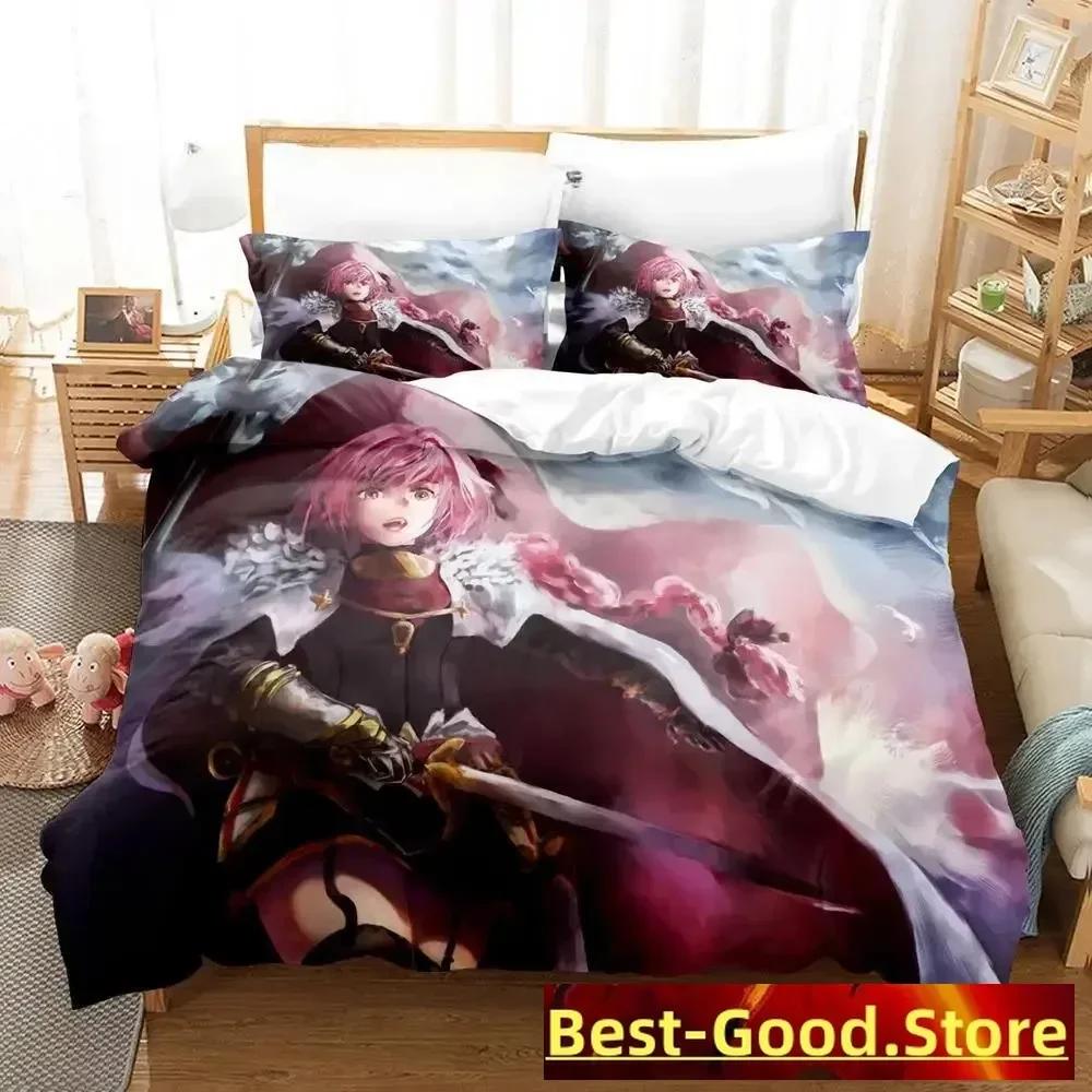 3D Anime Bed Sheet Set Fate - Astolfo Printed Bed Set Duvet Cover Pillowcase Bedding Set Bed Linen Sheet Quilt Cover Full Size