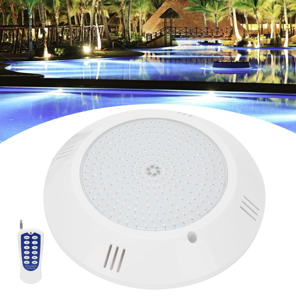 18W 252LED Podvodní světlo Venkovní Barevné Vodotěsné Světlo pro bazén s Dálkovým ovládáním