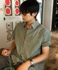 MINDBRIDGE [Couture] Nylon Oversized Pocket Short Sleeve Shirt - 2 Colors