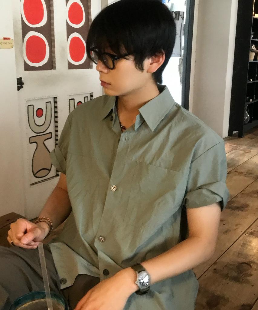 MINDBRIDGE [Couture] Nylon Oversized Pocket Short Sleeve Shirt - 2 Colors