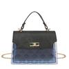 Summer new niche design sense casual translucent high texture portable shoulder messenger bag women