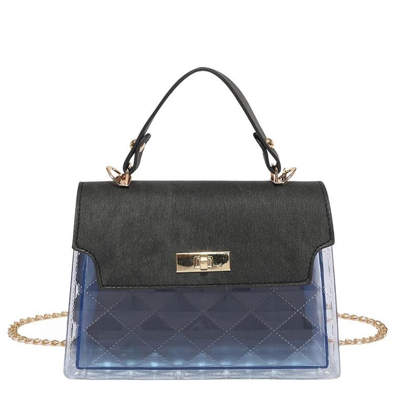 Summer New Niche Design Sense Casual Translucent High Texture Portable Shoulder Messenger Bag Women