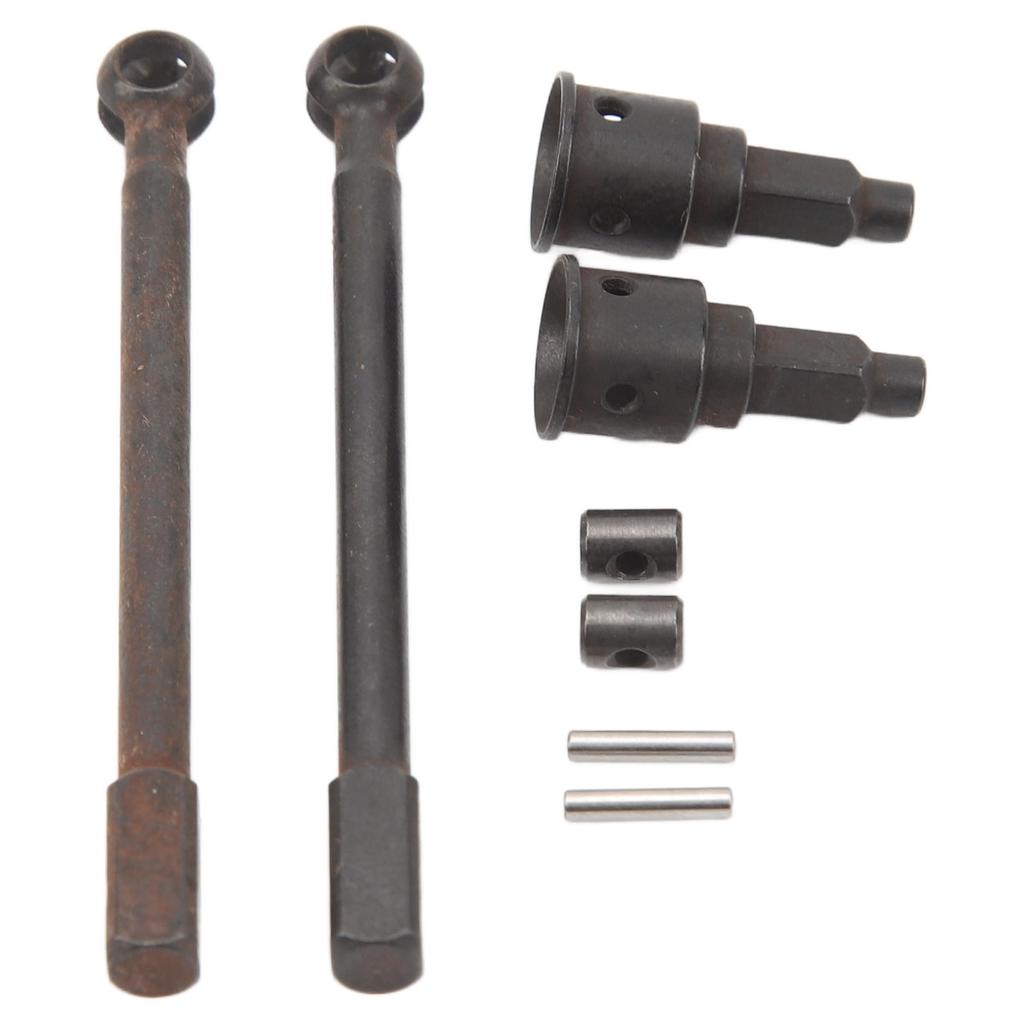 RC Drive Shaft Rust Proof Steel Front Axle Drive Shaft Set Replacement for Axial 1/18 UTB18 Capra Remote Control Car