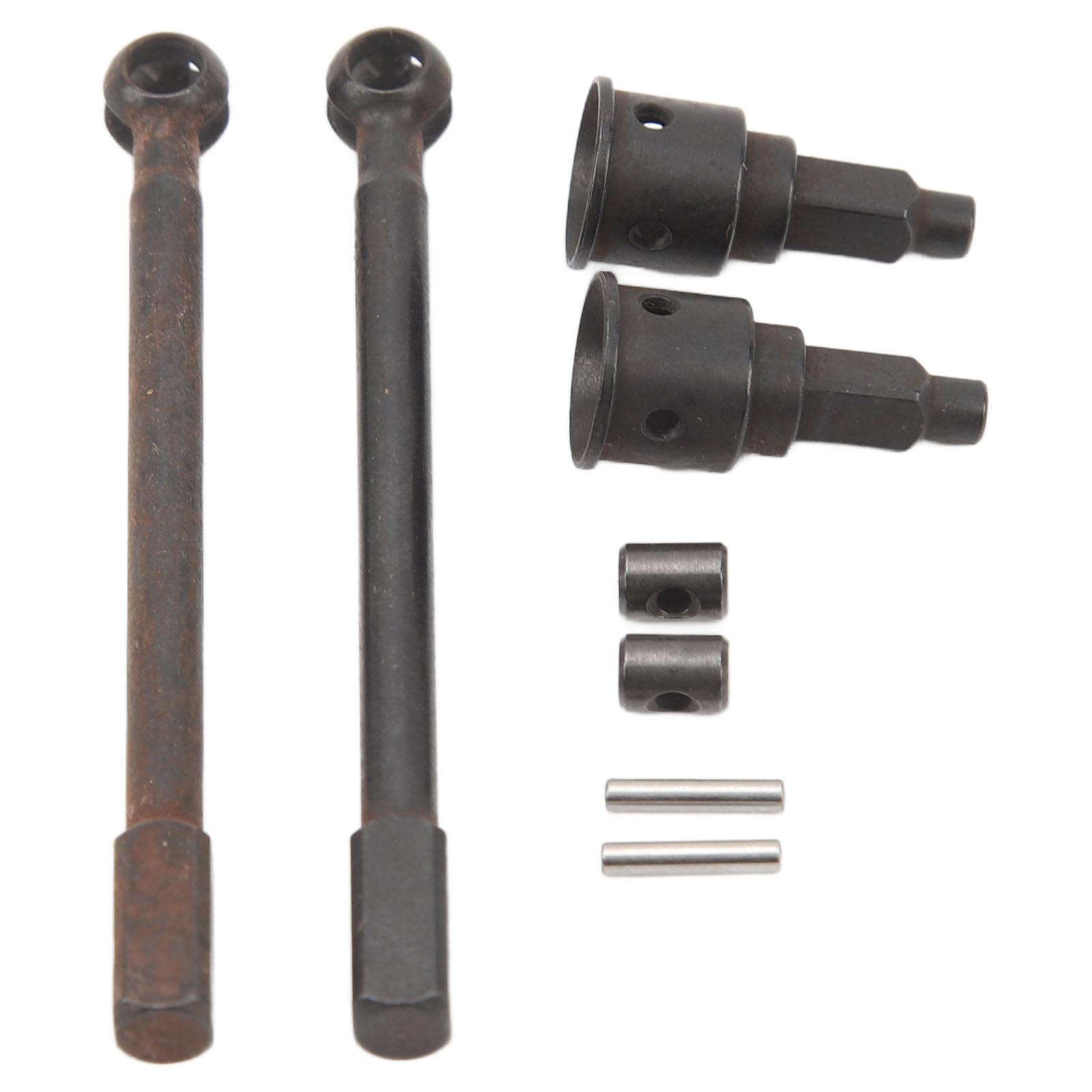 

RC Drive Shaft Rust Proof Steel Front Axle Drive Shaft Set Replacement for Axial 1/18 UTB18 Capra Remote Control Car