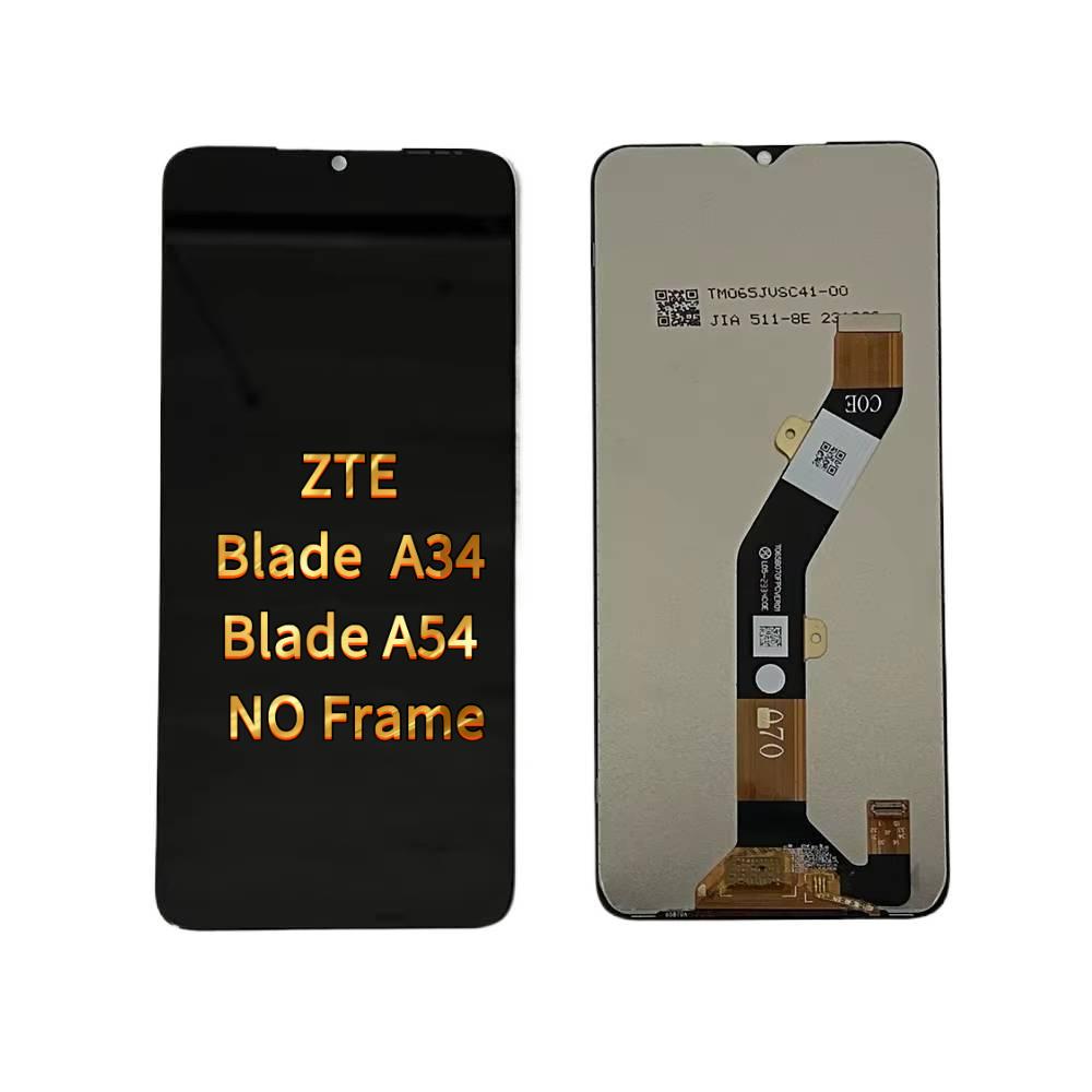 

Полный комплект ЖК-экрана и дигитайзера для ZTE Blade A34 A54 БЕЗ рамки;черный; + Инструменты