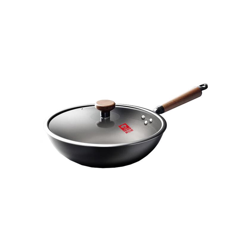 Kangbakh KGL-C32T 32cm Non-stick Iron Wok Set