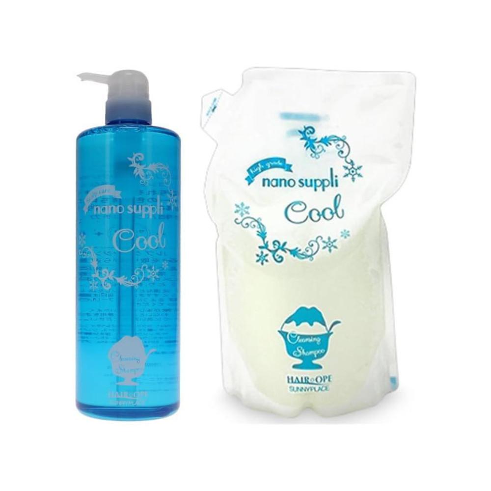 Sunny Place High Grade Nano Suppli Shampoo Cool 1000ml  Refill 800ml