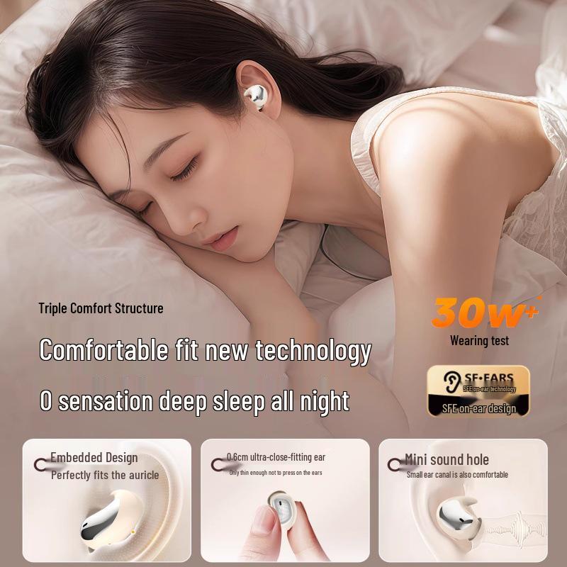 W932 True Wireless Sleep Earbuds: Ultra-Thin, Side-Sleep Comfort, Long Battery Life