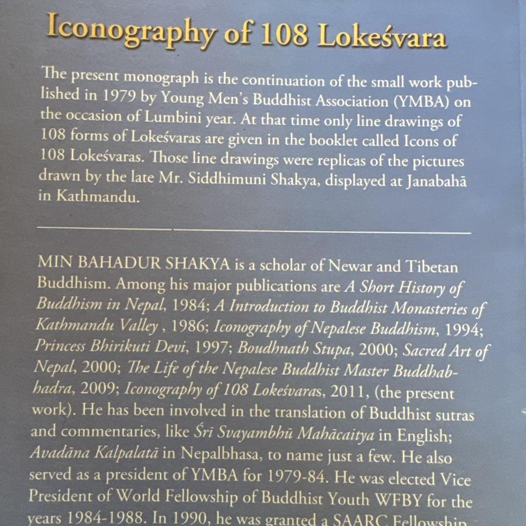 [USED] Iconography of 108 Lokesvara Nepal Buddhism