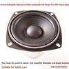 Feile 4-inch HiFi Audiophile Speaker: Full-Range with Three-Band Equalization for Vocal Clarity