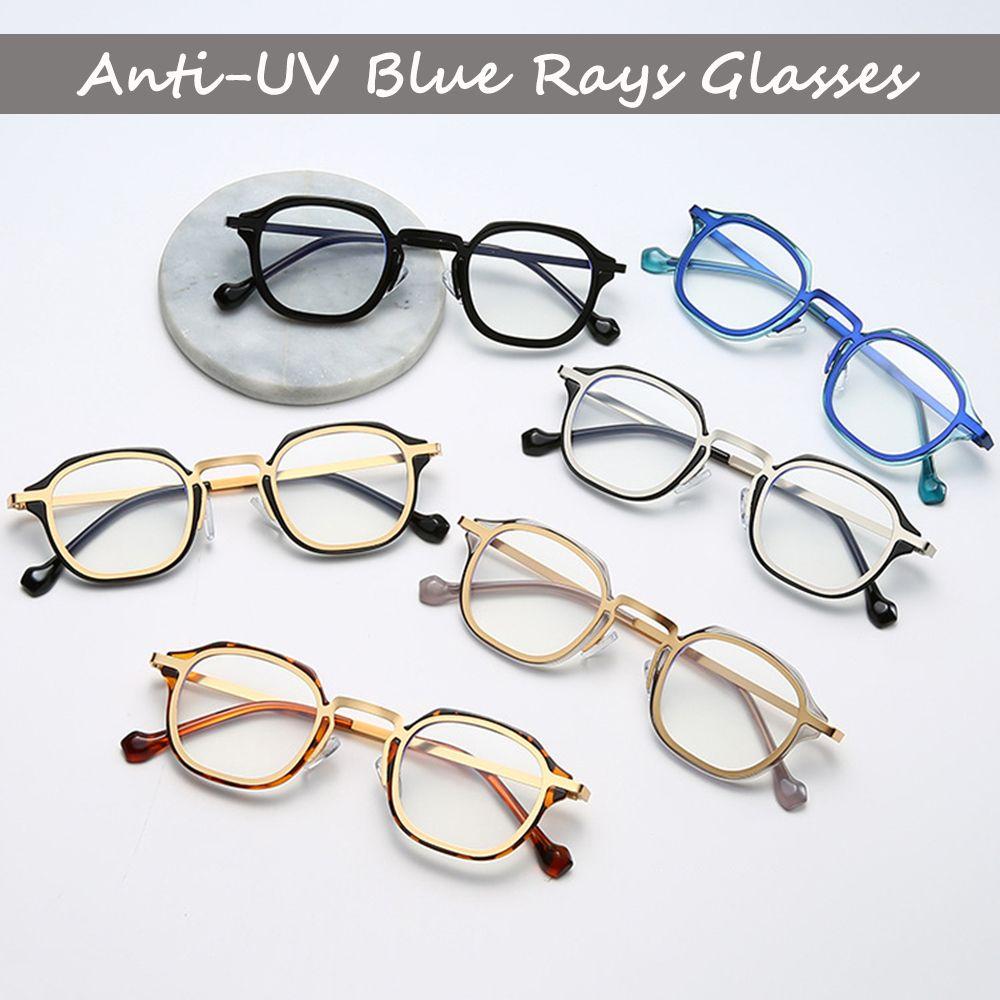 

Men Women Metal TR90 Anti-UV Blue Rays Glasses Computer Goggles Eyewear Eyeglasses