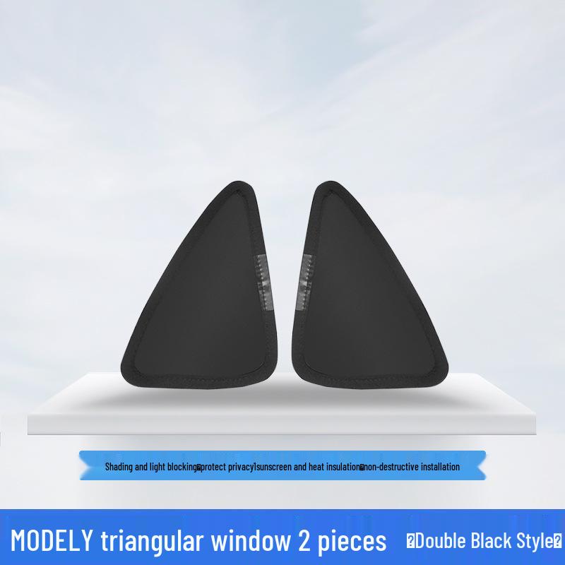 Lightproof Side Window Sunshade & Privacy Curtain for Tesla Model 3/Y - Heat Insulation & Sun Protection