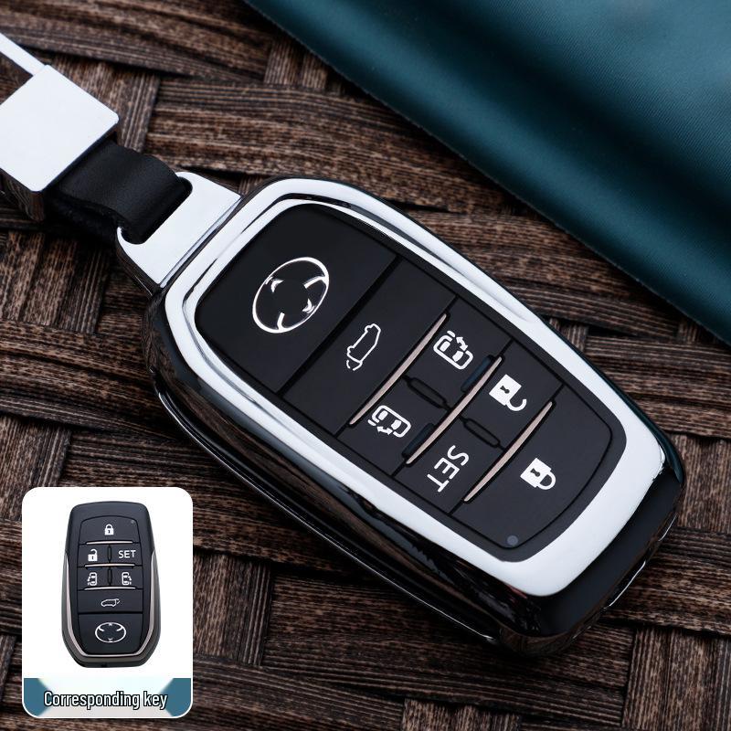 Toyota Alphard/Vellfire 6-Button Key Case Shell