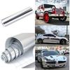 UPREDO Adhesive Craft Vinyl Reflective Silver Chrome Gloss Wrap Bumper Stickers Decal Film Sheet 15in by 79in