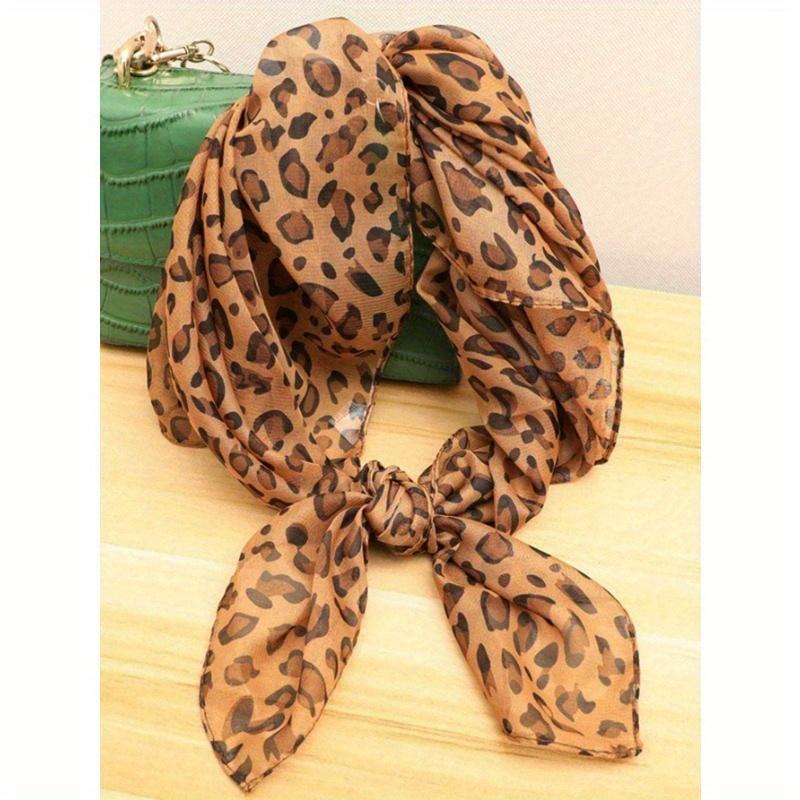 

Спортивная повязка/бандана с леопардовым принтом, многофункциональный головной убор для DIY, аксессуары для волос, повязка-тюрбан
