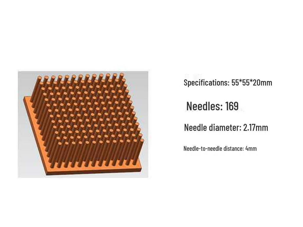 Purple Mini IC Chip Overclocking Heatsink for Motherboards