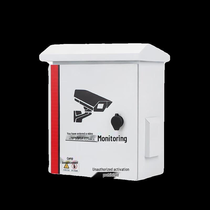 HUGUOZHE Stainless Steel Outdoor Surveillance Junction Box CN plug (adapter included)