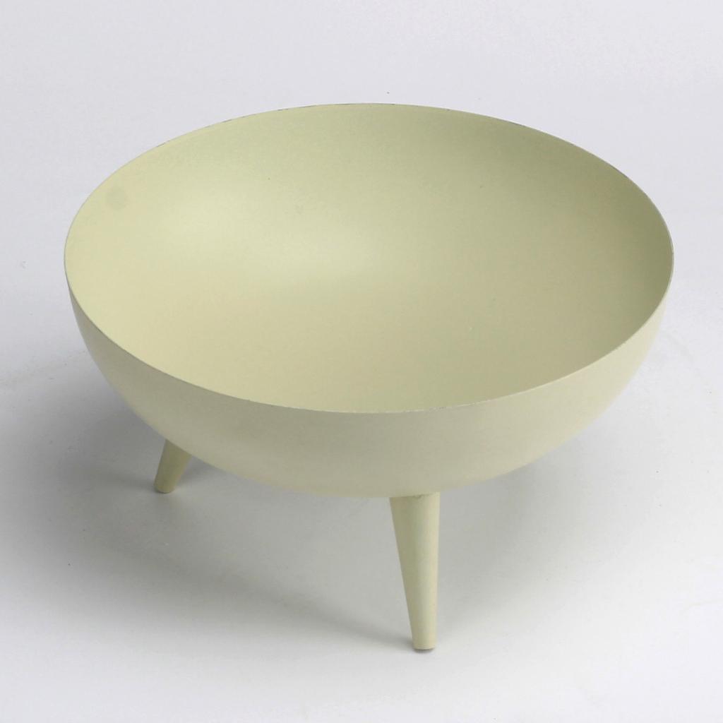 Wabi-sabi Style Three-legged Fruit Plate Metal Tray Hotel B&B Natural Resort Style Creative Soft Decoration Combination Decoration