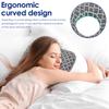 Ear Piercing Pillow for Side Sleepers Protective Ear Pain Relief Inflammation Pressure Sores Donut with Ear Hole Comfortable