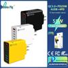 PD 55W USB & PD 8-Port Fast Charger with QC3.0 for EU, US, KR Standards