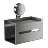 Heavy Duty Suction Cup Tissue Box Wall-Mounted Paper Towel Holder Bathroom