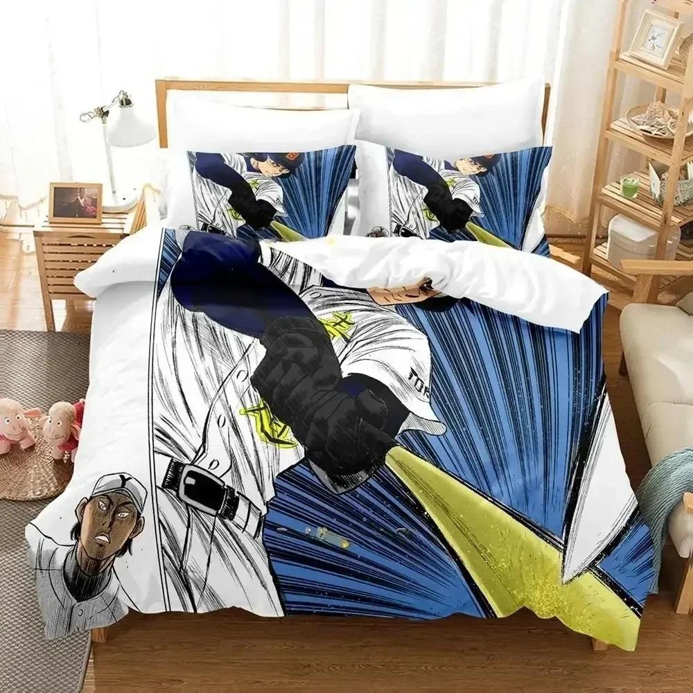 

Ace Of Diamond Bedding Set Single Twin Full Queen King Size Bed Set Adult Kid Bedroom Duvet Cover Sets 3D Print Anime Bed Sheet EU single(135x200cm)