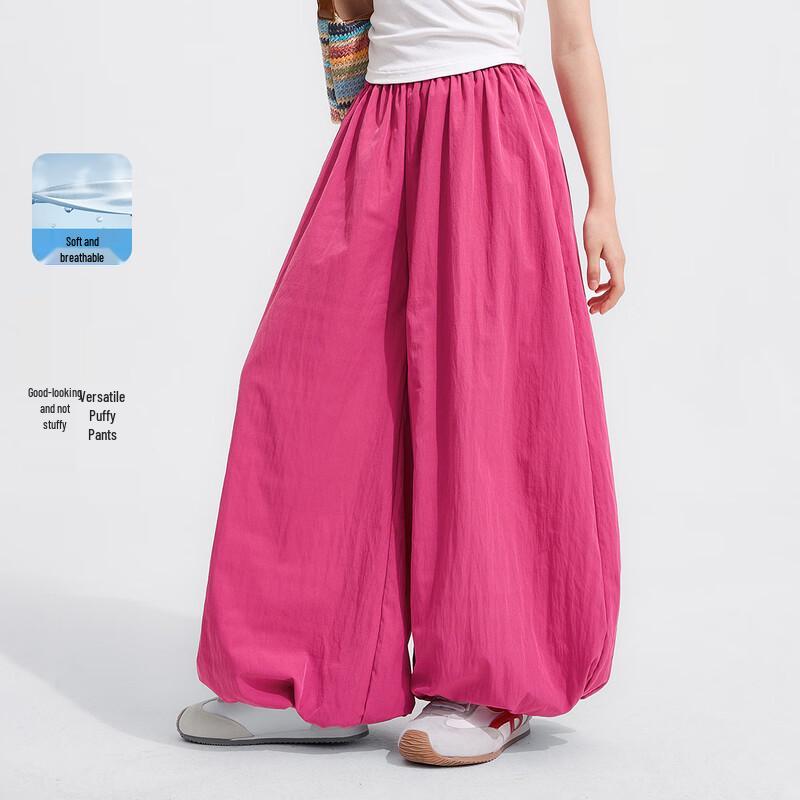 Girls  Loose Fit Breathable Summer Pants 110