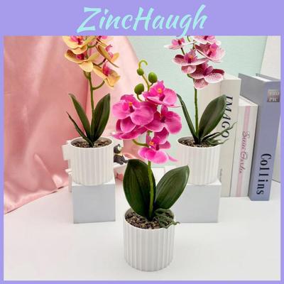 Orchid Plant Decor With Artificial Rain Flower For Home And Event Decoration