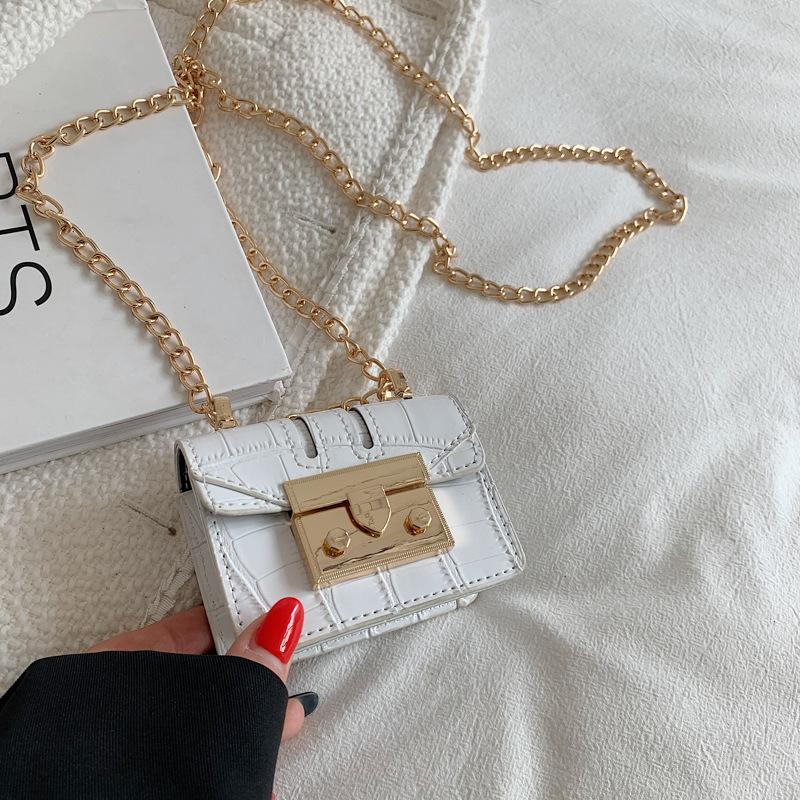 Mini Small Bag Women's Summer Leisure Has New Trendy Fashion Shoulder Messenger Bag Chain Small Square Bag
