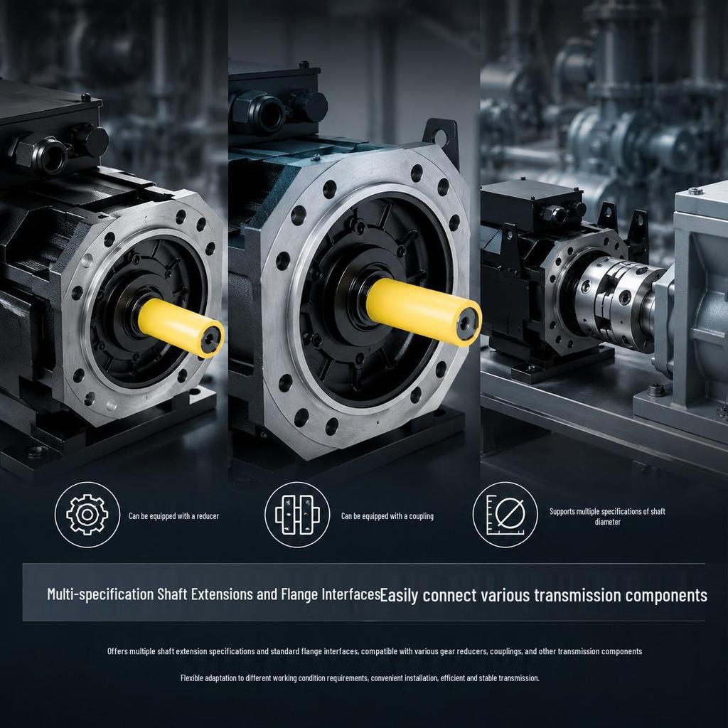 High Precision Permanent Magnet Synchronous Servo Motor for Industrial Automation