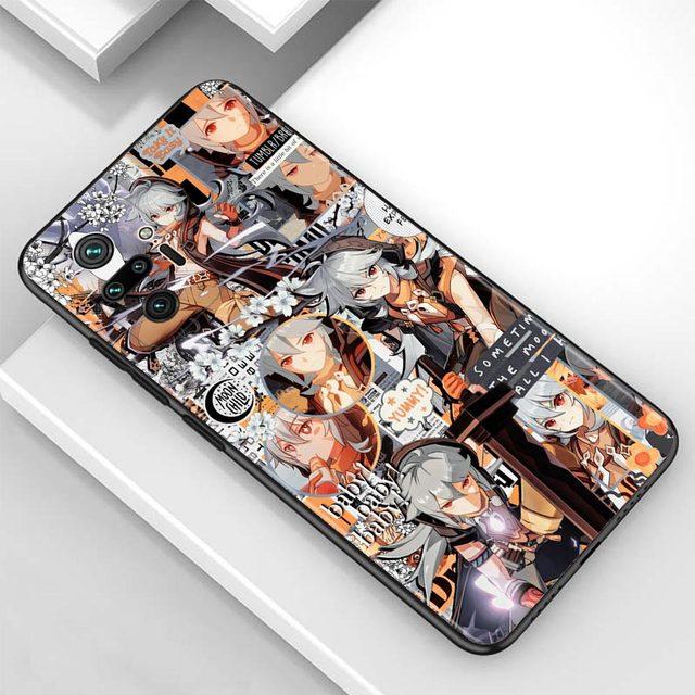 Fall Für Redmi Hinweis 10 Pro Max 9 9t 9s 8 8t 7 Abdeckung Tpu Fundas Für redmi K40 Pro Plus 9 9a 9c Shell Genshin Auswirkungen Anime