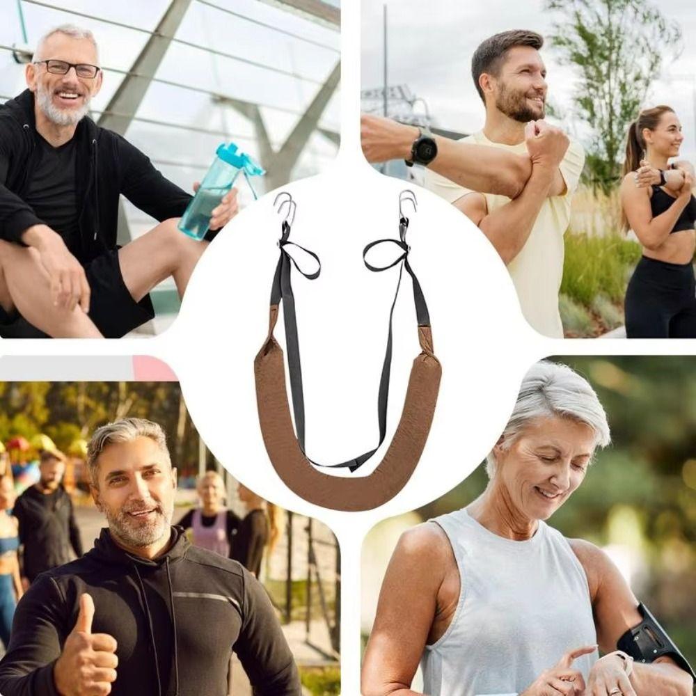 Installation-free Outdoor Hanging Waist Spine Belt Lumbar Traction Belt  Home Office