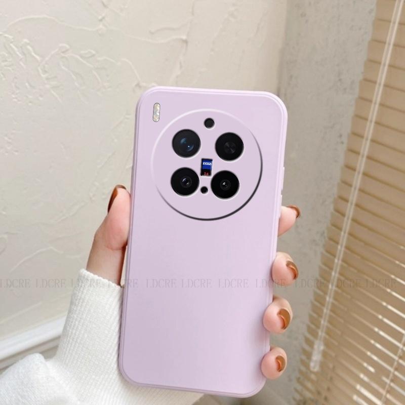 

For Vivo X300 Pro Case Cover Vivo X300 Capas Liquid Silicone Phone Bumper Back Armor Original Shockproof Soft Fundas Vivo X300 vivo X300