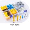 510-Piece Drywall Anchors and Screws Wall Mounting Kit